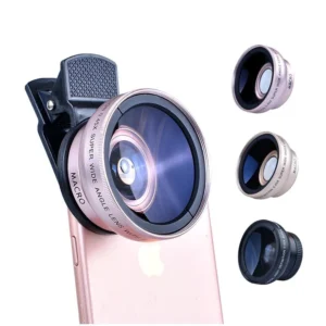 Professional 0.45X Wide Angle 12.5X Macro HD Camera Phone Lenses